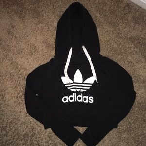 Adidas cropped hoodie